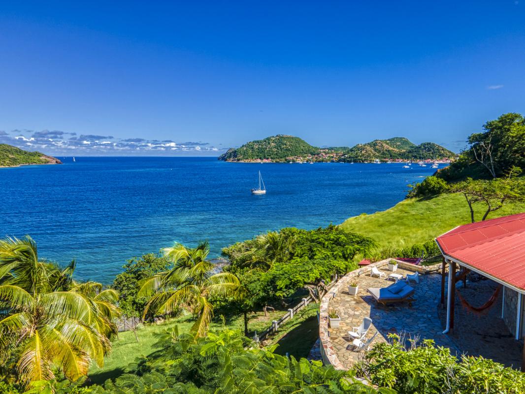 Location villa vue mer aux Saintes Guadeloupe-vue du ciel-8
